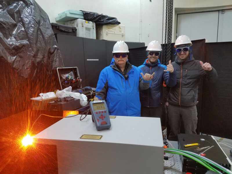 Successful laser verification at Gemini North